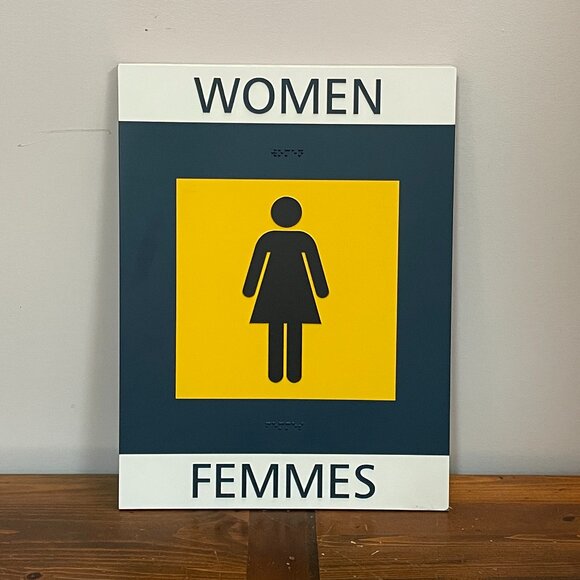 3 Bathroom Signs - Picture 2 of 5